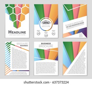 Abstract vector layout background set. For art template design, list, front page, mockup brochure theme style, banner, idea, cover, booklet, print, flyer, book, blank, card, ad, sign, sheet,, a4