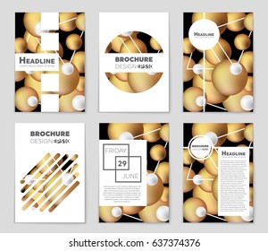 Abstract vector layout background set. For art template design, list, front page, mockup brochure theme style, banner, idea, cover, booklet, print, flyer, book, blank, card, ad, sign, sheet,, a4