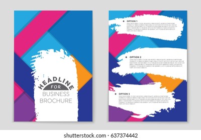 Abstract vector layout background set. For art template design, list, front page, mockup brochure theme style, banner, idea, cover, booklet, print, flyer, book, blank, card, ad, sign, sheet,, a4