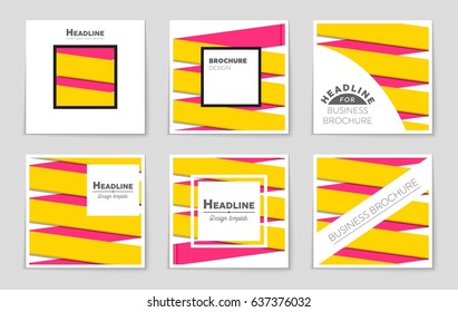Abstract vector layout background set. For art template design, list, page, mockup brochure theme style, banner, idea, cover, booklet, print, flyer, book, blank, card, ad, sign, sheet,, a4