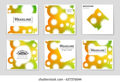 Abstract vector layout background set. For art template design, list, page, mockup brochure theme style, banner, idea, cover, booklet, print, flyer, book, blank, card, ad, sign, sheet,, a4