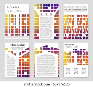 Abstract vector layout background set. For art template design, list, page, mockup brochure theme style, banner, idea, cover, booklet, print, flyer, book, blank, card, ad, sign, sheet,, a4
