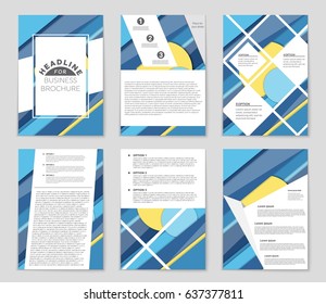 Abstract vector layout background set. For art template design, list, front page, mockup brochure theme style, banner, idea, cover, booklet, print, flyer, book, blank, card, ad, sign, sheet,, a4