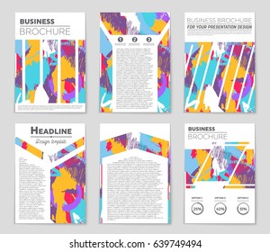 Abstract vector layout background set. For art template design, list, front page, mockup brochure theme style, banner, idea, cover, booklet, print, flyer, book, blank, card, ad, sign, sheet,, a4