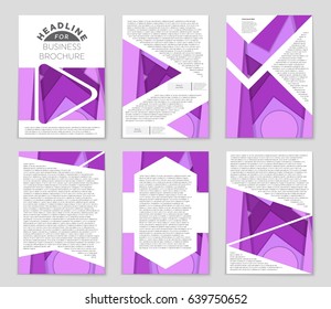 Abstract vector layout background set. For art template design, list, front page, mockup brochure theme style, banner, idea, cover, booklet, print, flyer, book, blank, card, ad, sign, sheet,, a4