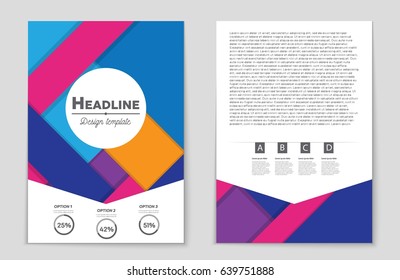 Abstract vector layout background set. For art template design, list, front page, mockup brochure theme style, banner, idea, cover, booklet, print, flyer, book, blank, card, ad, sign, sheet,, a4