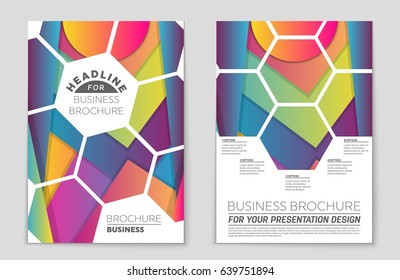 Abstract vector layout background set. For art template design, list, front page, mockup brochure theme style, banner, idea, cover, booklet, print, flyer, book, blank, card, ad, sign, sheet,, a4