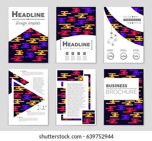 Abstract vector layout background set. For art template design, list, front page, mockup brochure theme style, banner, idea, cover, booklet, print, flyer, book, blank, card, ad, sign, sheet,, a4