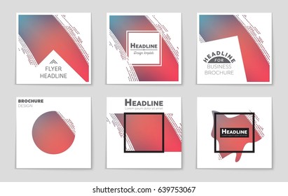 Abstract vector layout background set. For art template design, list, page, mockup brochure theme style, banner, idea, cover, booklet, print, flyer, book, blank, card, ad, sign, sheet,, a4
