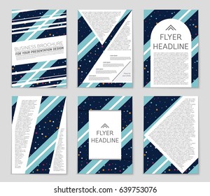 Abstract vector layout background set. For art template design, list, page, mockup brochure theme style, banner, idea, cover, booklet, print, flyer, book, blank, card, ad, sign, sheet,, a4