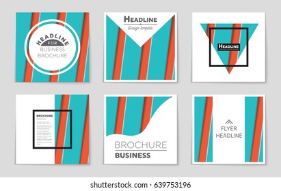 Abstract vector layout background set. For art template design, list, page, mockup brochure theme style, banner, idea, cover, booklet, print, flyer, book, blank, card, ad, sign, sheet,, a4