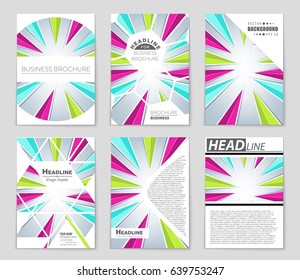 Abstract vector layout background set. For art template design, list, page, mockup brochure theme style, banner, idea, cover, booklet, print, flyer, book, blank, card, ad, sign, sheet,, a4