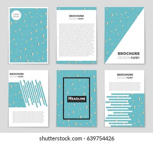 Abstract vector layout background set. For art template design, list, front page, mockup brochure theme style, banner, idea, cover, booklet, print, flyer, book, blank, card, ad, sign, sheet,, a4