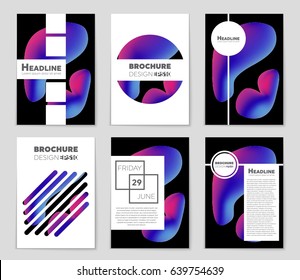 Abstract vector layout background set. For art template design, list, front page, mockup brochure theme style, banner, idea, cover, booklet, print, flyer, book, blank, card, ad, sign, sheet,, a4