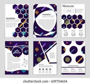 Abstract vector layout background set. For art template design, list, front page, mockup brochure theme style, banner, idea, cover, booklet, print, flyer, book, blank, card, ad, sign, sheet,, a4