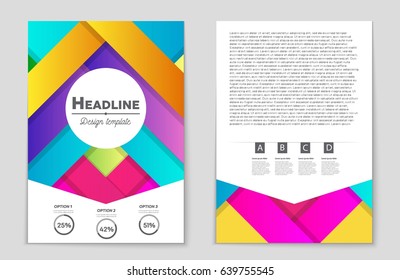 Abstract vector layout background set. For art template design, list, front page, mockup brochure theme style, banner, idea, cover, booklet, print, flyer, book, blank, card, ad, sign, sheet,, a4