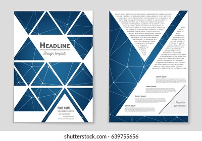 Abstract vector layout background set. For art template design, list, front page, mockup brochure theme style, banner, idea, cover, booklet, print, flyer, book, blank, card, ad, sign, sheet,, a4