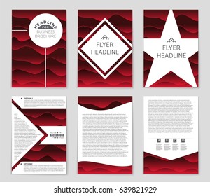 Abstract vector layout background set. For art template design, list, page, mockup brochure theme style, banner, idea, cover, booklet, print, flyer, book, blank, card, ad, sign, sheet,, a4.