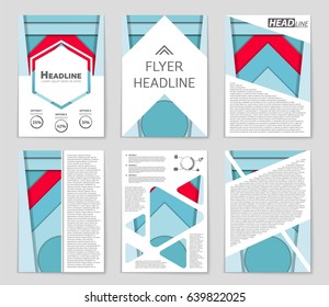 Abstract vector layout background set. For art template design, list, front page, mockup brochure theme style, banner, idea, cover, booklet, print, flyer, book, blank, card, ad, sign, sheet,, a4