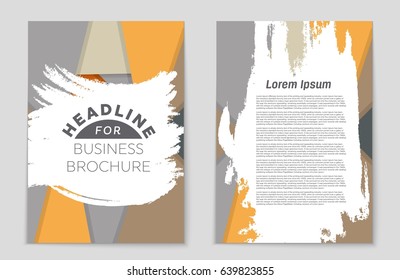Abstract vector layout background set. For art template design, list, front page, mockup brochure theme style, banner, idea, cover, booklet, print, flyer, book, blank, card, ad, sign, sheet,, a4