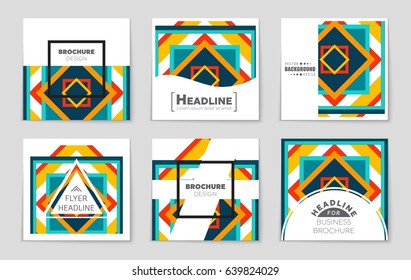 Abstract vector layout background set. For art template design, list, page, mockup brochure theme style, banner, idea, cover, booklet, print, flyer, book, blank, card, ad, sign, sheet,, a4