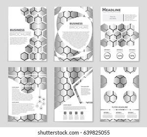 Abstract vector layout background set. For art template design, list, front page, mockup brochure theme style, banner, idea, cover, booklet, print, flyer, book, blank, card, ad, sign, sheet,, a4