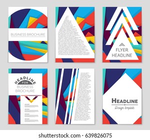 Abstract vector layout background set. For art template design, list, front page, mockup brochure theme style, banner, idea, cover, booklet, print, flyer, book, blank, card, ad, sign, sheet,, a4