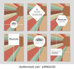 Abstract vector layout background set. For art template design, list, front page, mockup brochure theme style, banner, idea, cover, booklet, print, flyer, book, blank, card, ad, sign, sheet,, a4