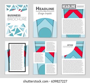 Abstract vector layout background set. For art template design, list, front page, mockup brochure theme style, banner, idea, cover, booklet, print, flyer, book, blank, card, ad, sign, sheet,, a4