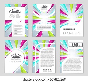 Abstract vector layout background set. For art template design, list, page, mockup brochure theme style, banner, idea, cover, booklet, print, flyer, book, blank, card, ad, sign, sheet,, a4