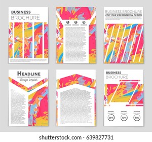 Abstract vector layout background set. For art template design, list, front page, mockup brochure theme style, banner, idea, cover, booklet, print, flyer, book, blank, card, ad, sign, sheet,, a4.