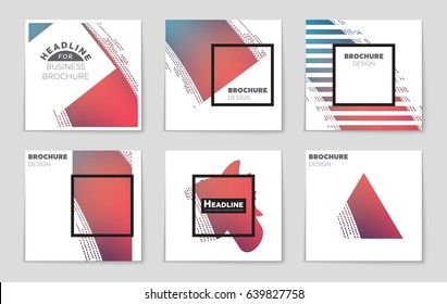 Abstract vector layout background set. For art template design, list, page, mockup brochure theme style, banner, idea, cover, booklet, print, flyer, book, blank, card, ad, sign, sheet,, a4