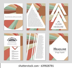 Abstract vector layout background set. For art template design, list, front page, mockup brochure theme style, banner, idea, cover, booklet, print, flyer, book, blank, card, ad, sign, sheet,, a4