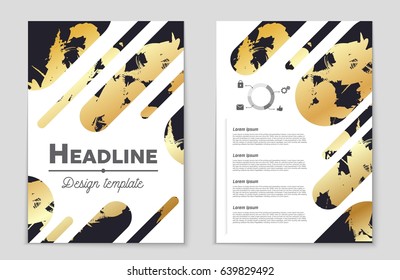 Abstract vector layout background set. For art template design, list, front page, mockup brochure theme style, banner, idea, cover, booklet, print, flyer, book, blank, card, ad, sign, sheet,, a4