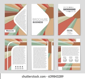 Abstract vector layout background set. For art template design, list, front page, mockup brochure theme style, banner, idea, cover, booklet, print, flyer, book, blank, card, ad, sign, sheet,, a4