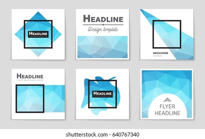 Abstract vector layout background set. For art template design, list, page, mockup brochure theme style, banner, idea, cover, booklet, print, flyer, book, blank, card, ad, sign, sheet,, a4.