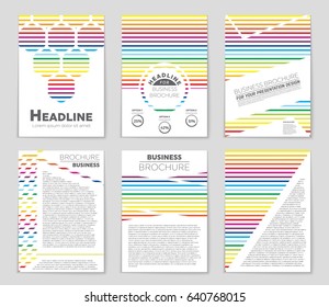 Abstract vector layout background set. For art template design, list, front page, mockup brochure theme style, banner, idea, cover, booklet, print, flyer, book, blank, card, ad, sign, sheet,, a4
