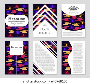 Abstract vector layout background set. For art template design, list, front page, mockup brochure theme style, banner, idea, cover, booklet, print, flyer, book, blank, card, ad, sign, sheet,, a4