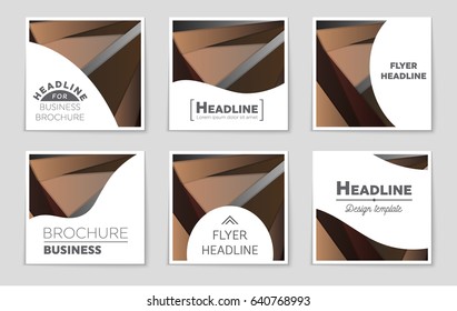 Abstract vector layout background set. For art template design, list, front page, mockup brochure theme style, banner, idea, cover, booklet, print, flyer, book, blank, card, ad, sign, sheet,, a4