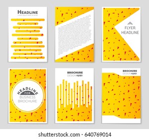 Abstract vector layout background set. For art template design, list, front page, mockup brochure theme style, banner, idea, cover, booklet, print, flyer, book, blank, card, ad, sign, sheet,, a4