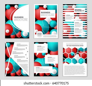 Abstract vector layout background set. For art template design, list, front page, mockup brochure theme style, banner, idea, cover, booklet, print, flyer, book, blank, card, ad, sign, sheet,, a4