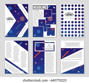 Abstract vector layout background set. For art template design, list, front page, mockup brochure theme style, banner, idea, cover, booklet, print, flyer, book, blank, card, ad, sign, sheet,, a4