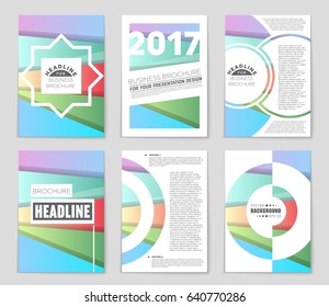 Abstract vector layout background set. For art template design, list, front page, mockup brochure theme style, banner, idea, cover, booklet, print, flyer, book, blank, card, ad, sign, sheet,, a4