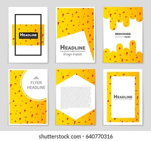 Abstract vector layout background set. For art template design, list, front page, mockup brochure theme style, banner, idea, cover, booklet, print, flyer, book, blank, card, ad, sign, sheet,, a4