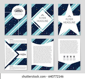 Abstract vector layout background set. For art template design, list, page, mockup brochure theme style, banner, idea, cover, booklet, print, flyer, book, blank, card, ad, sign, sheet,, a4