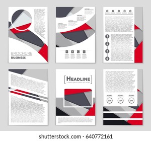 Abstract vector layout background set. For art template design, list, front page, mockup brochure theme style, banner, idea, cover, booklet, print, flyer, book, blank, card, ad, sign, sheet,, a4