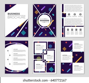 Abstract vector layout background set. For art template design, list, front page, mockup brochure theme style, banner, idea, cover, booklet, print, flyer, book, blank, card, ad, sign, sheet,, a4