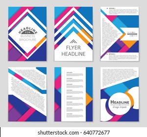 Abstract vector layout background set. For art template design, list, front page, mockup brochure theme style, banner, idea, cover, booklet, print, flyer, book, blank, card, ad, sign, sheet,, a4