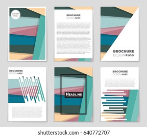 Abstract vector layout background set. For art template design, list, front page, mockup brochure theme style, banner, idea, cover, booklet, print, flyer, book, blank, card, ad, sign, sheet,, a4