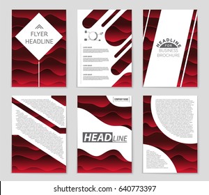 Abstract vector layout background set. For art template design, list, page, mockup brochure theme style, banner, idea, cover, booklet, print, flyer, book, blank, card, ad, sign, sheet,, a4.